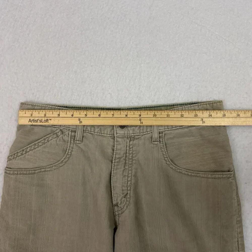 Levi’s SilverTab Baggy Shorts Mens 29 Beige Corduroy Vintage 1990s Altered